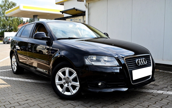 Audi A3 cena 26900 przebieg: 163000, rok produkcji 2008 z Dobrzany małe 191